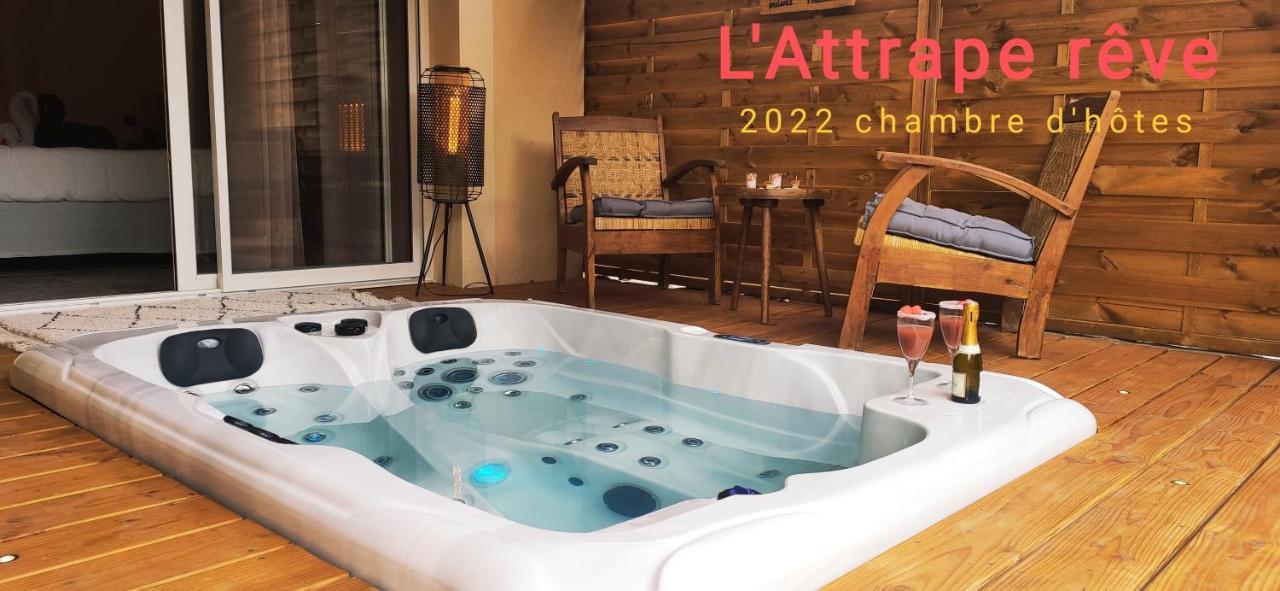 Magnifique Cottage Haut De Gamme Avec Jacuzzi L'Attrape Reve Les Plantiers Zewnętrze zdjęcie