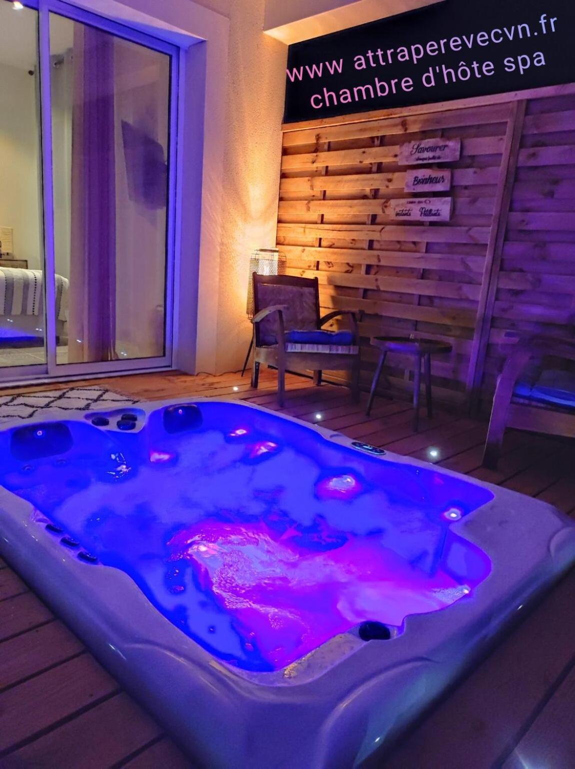Magnifique Cottage Haut De Gamme Avec Jacuzzi L'Attrape Reve Les Plantiers Zewnętrze zdjęcie